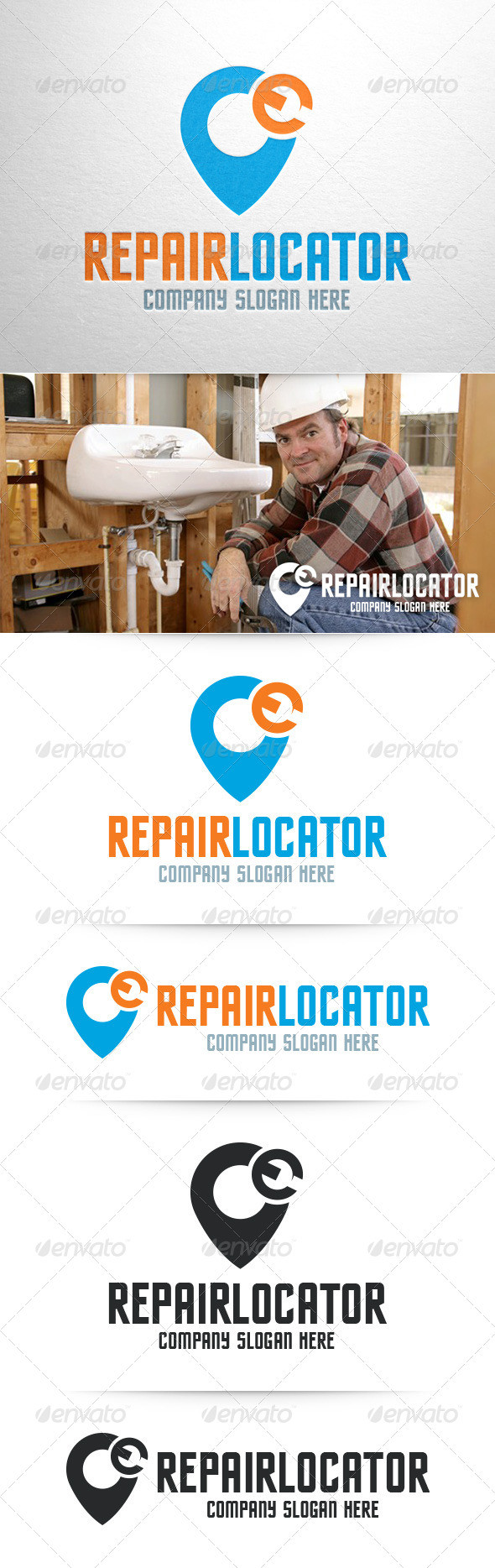 Repair locator logo