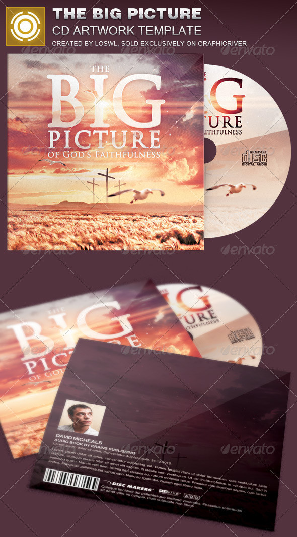 The big picture cd artwork template image preview