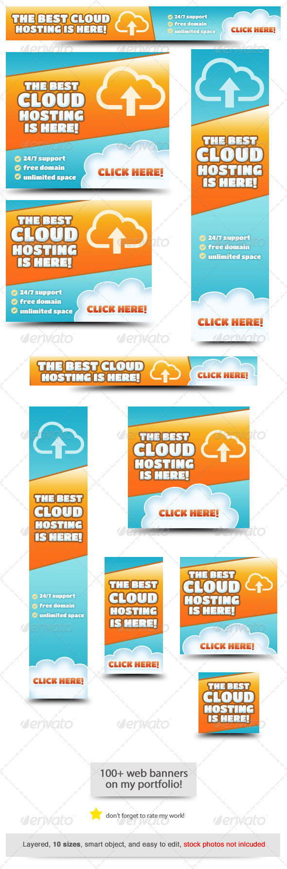 Cloud server banner