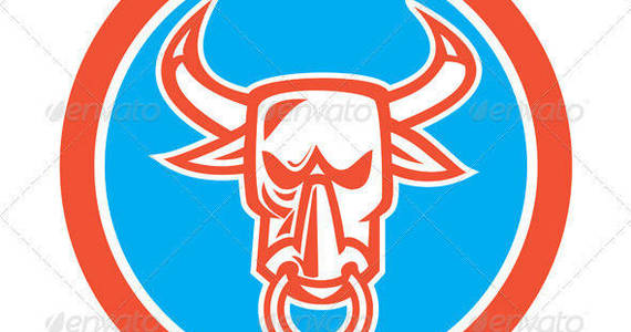 Box bull head front mp red circ prvw