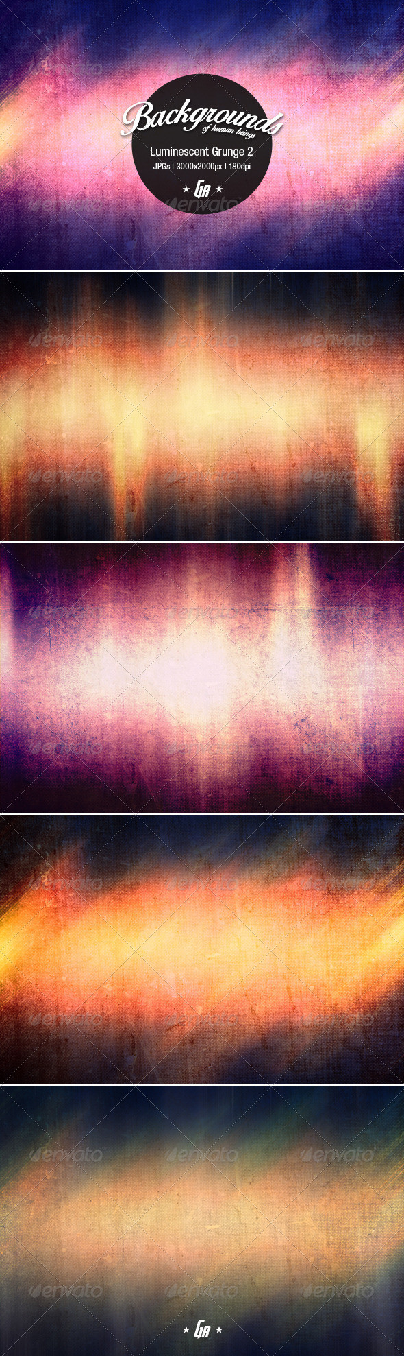 Luminescent grunge backgrounds2 preview