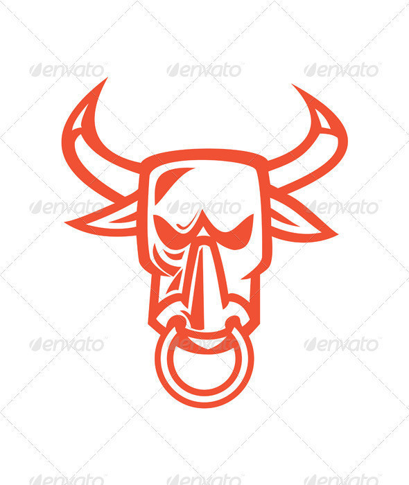 Bull head front mp red prvw