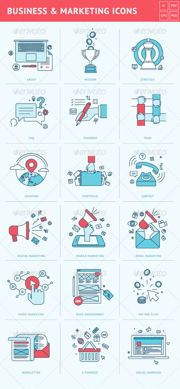 Busness icons 590px