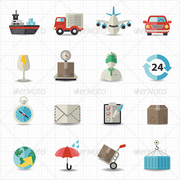 Logistic 20shipping 20and 20transportation 20icons590