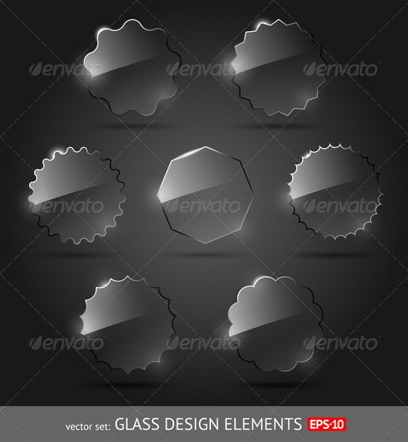 Vector 20set 20of 20glass 20design 20elements 20590