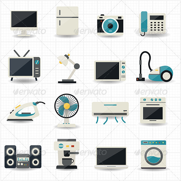 Household 20appliances 20and 20electronic 20devices 20icons590