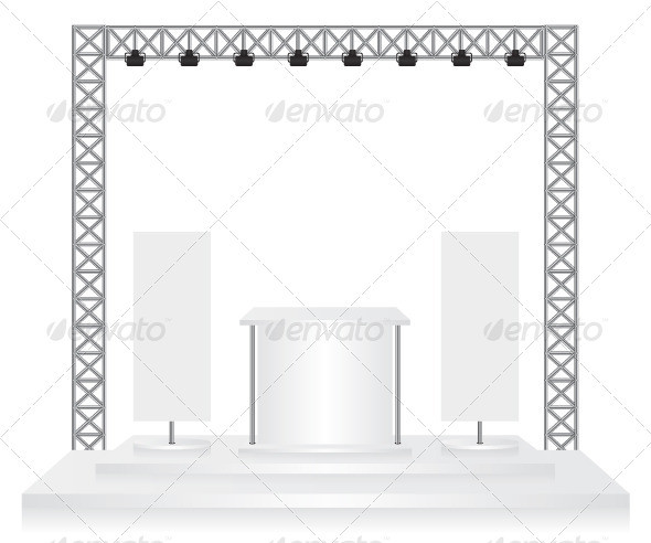 Trade 20exhibition 20stand 20and 20flags 20on 20white 20background 20590px