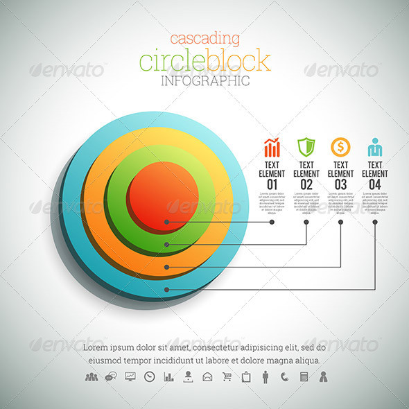 Cascading 20circle 20block 20infographic 20590