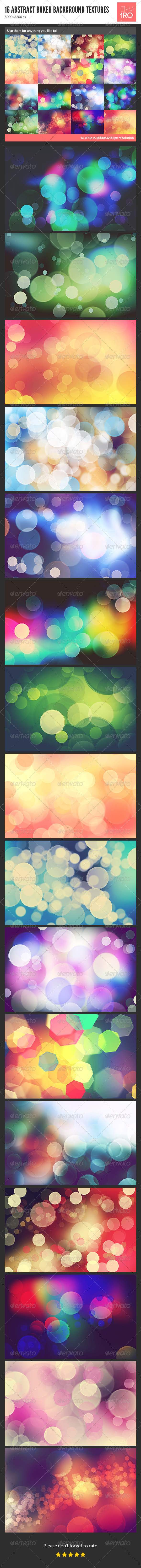 16 hq abstract bokeh textures backgrounds high resolution