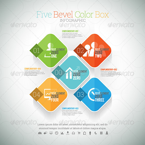 Five 20bevel 20color 20box 20infographic 20590