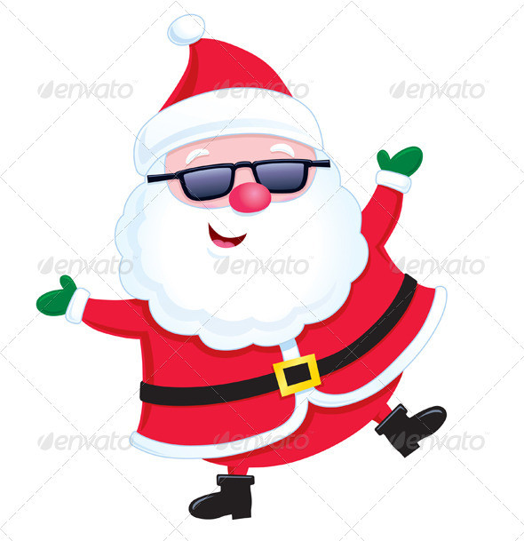 Jolly santa in sunglassesprev