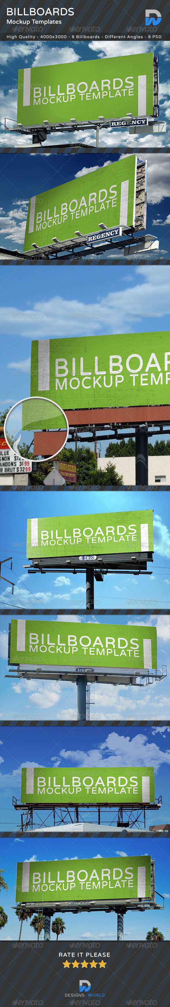 Billboards mockup preview