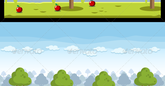 Box apple farm village garden game background game assets gui sidescroller horizontal wallpaper side scrolling 590