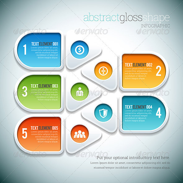 Abstract 20gloss 20shape 20infographic 20590