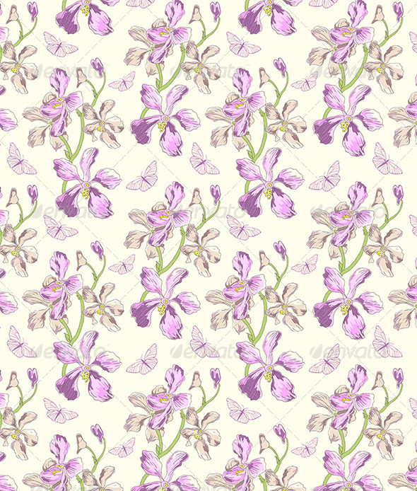 Orchid pattern590