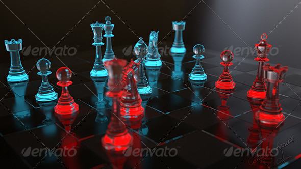 Chess scene watermark preview