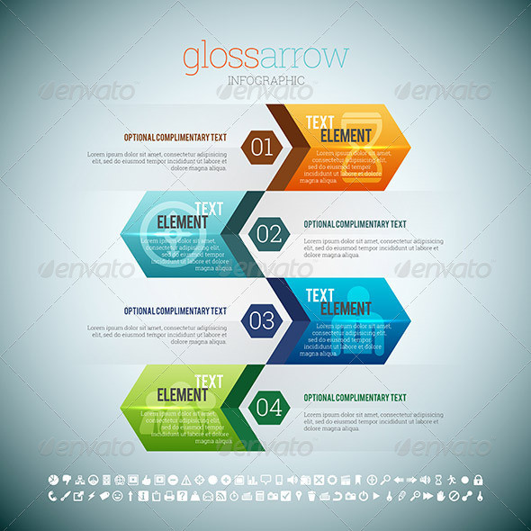 Gloss 20arrow 20infographic 20590