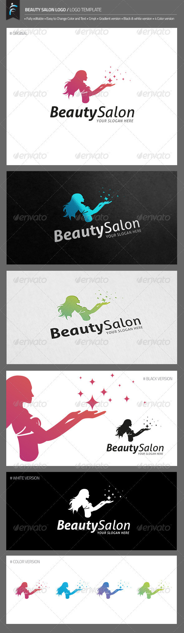 Beauty salon logo