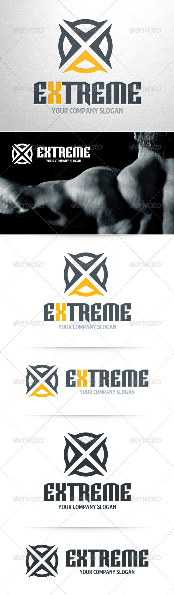 Letter x logo template