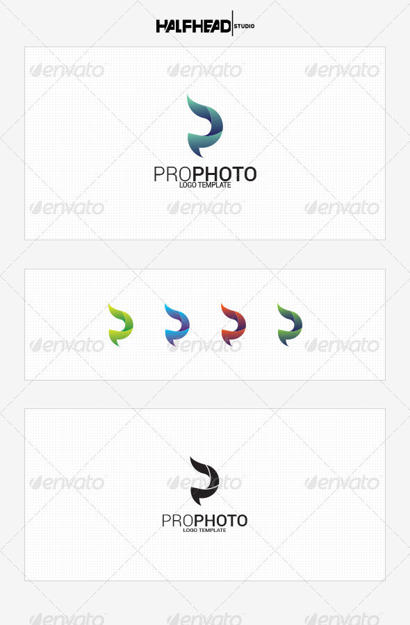 Prophoto logo template preview