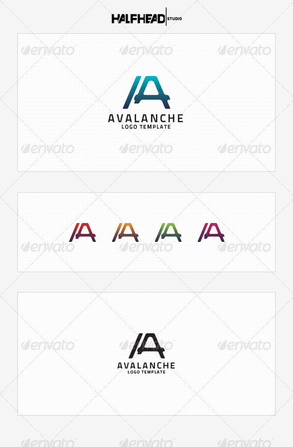 Avalanche logo template preview