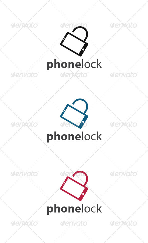 Phone lock logo