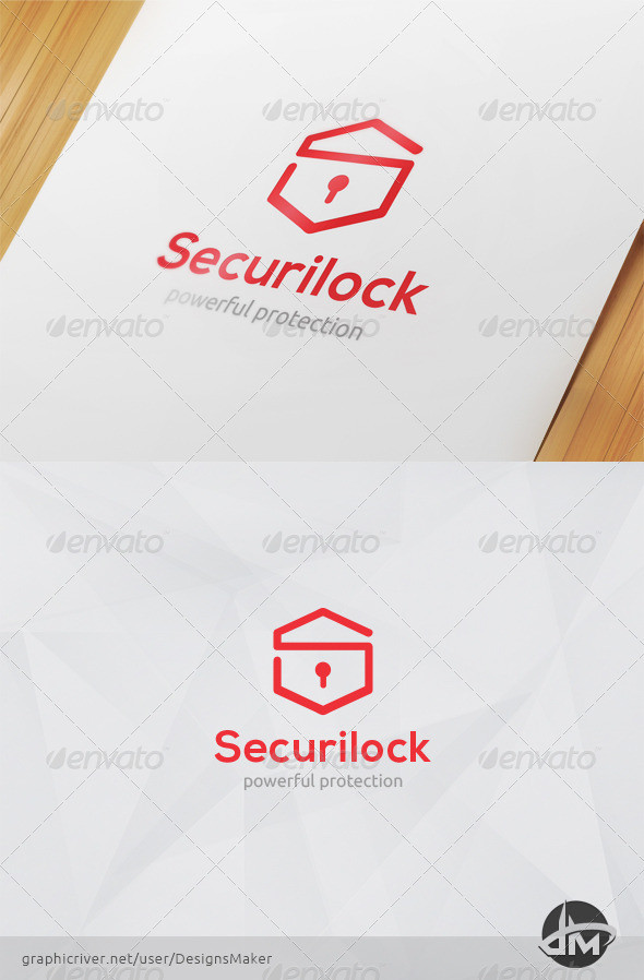 Security lock logo