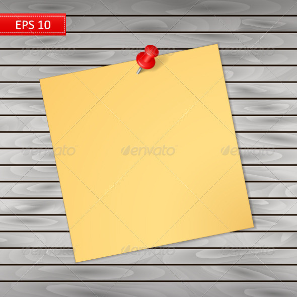 Note 20paper 20with 20red 20pin 20isolated 20on 20a 20wooden 20background.preview