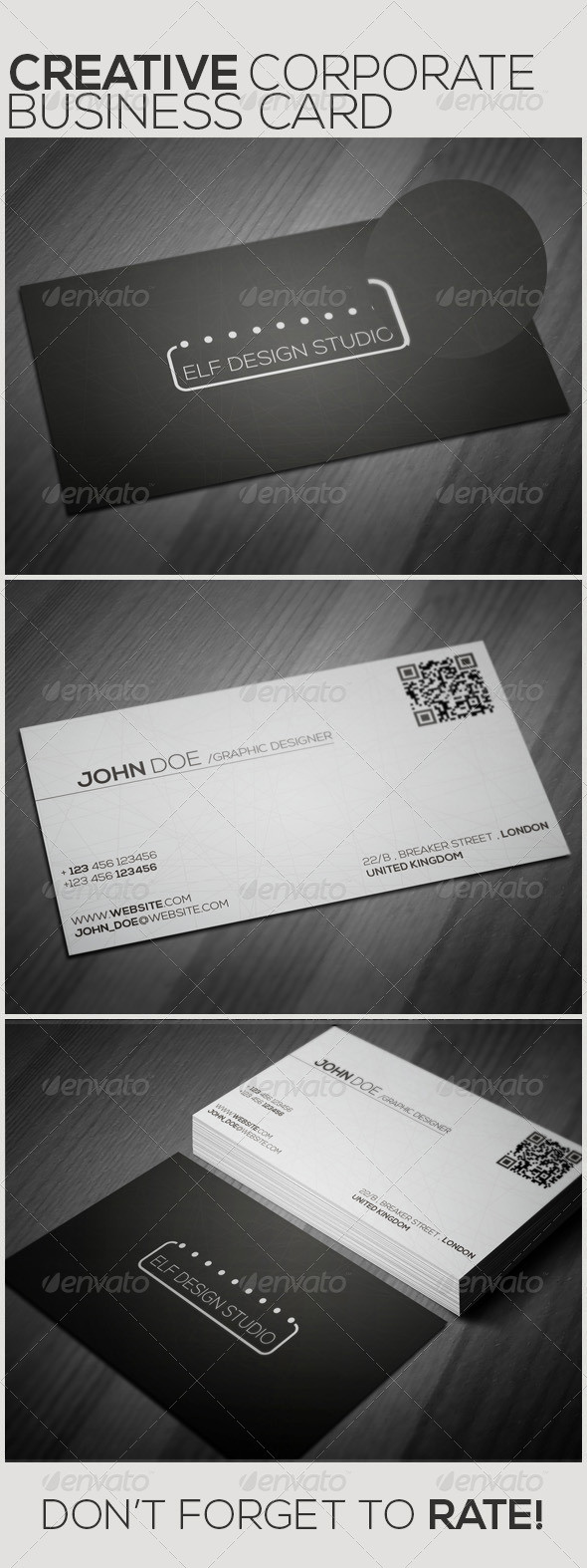 Preview creative business card