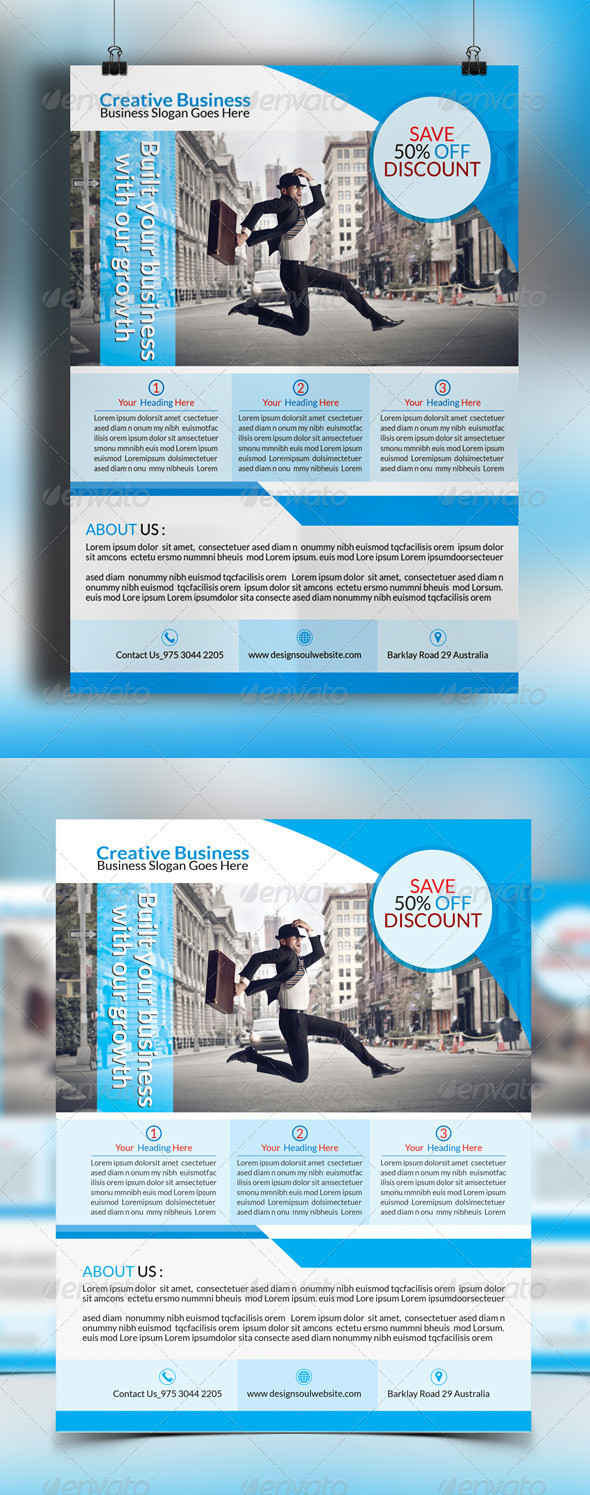 Creative business flyer preview