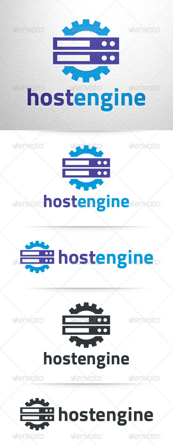 Host logo template