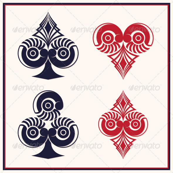 01 playing card circle style 590