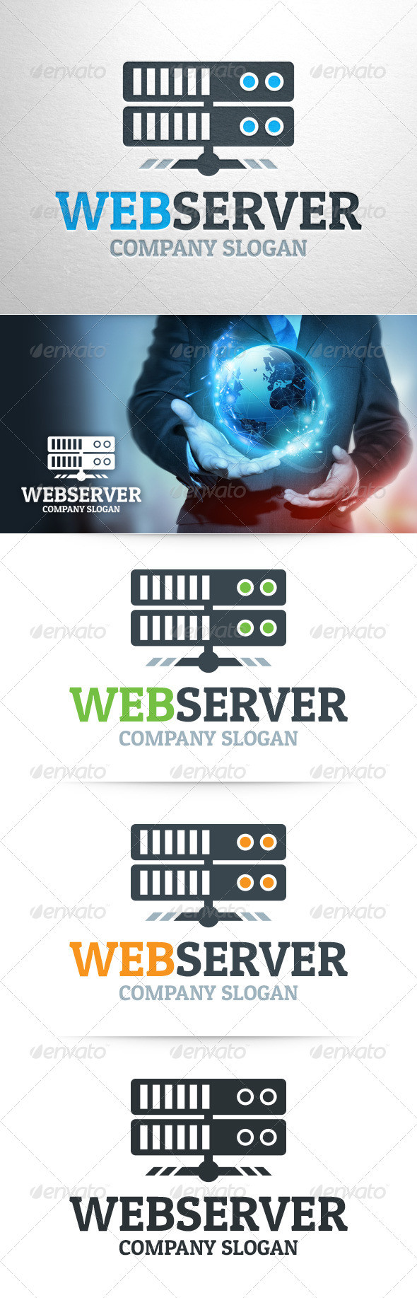 Web server logo template