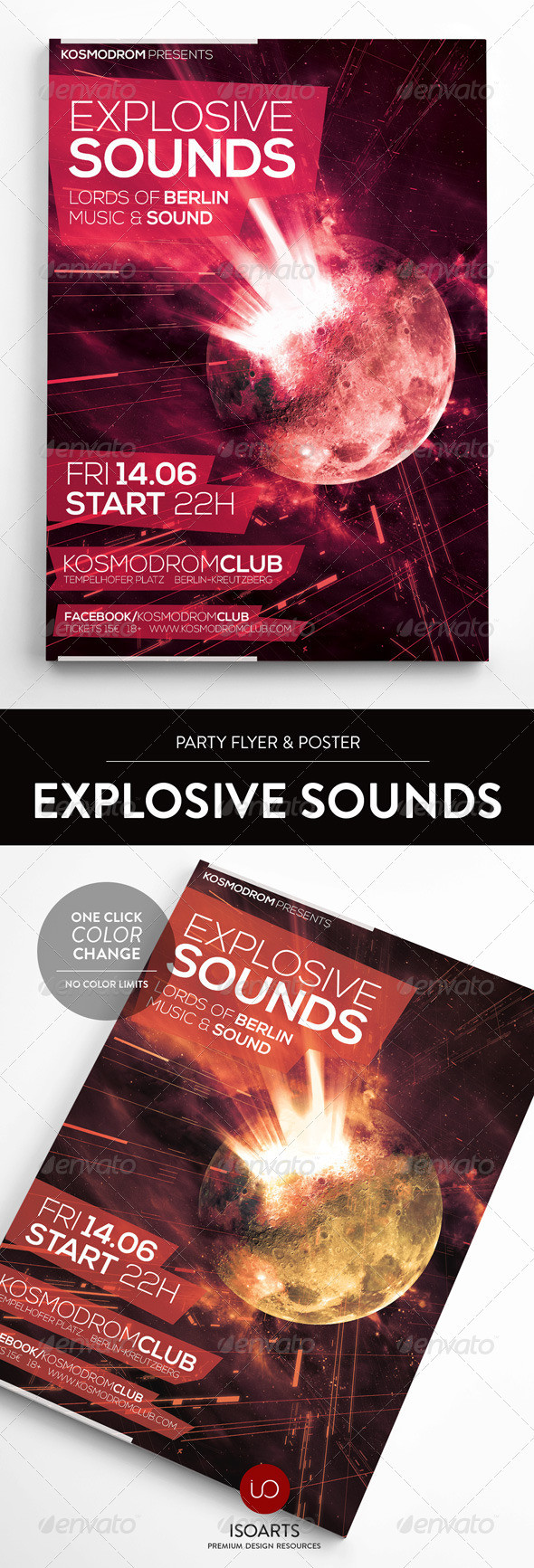 Party flyer explosive sounds preview