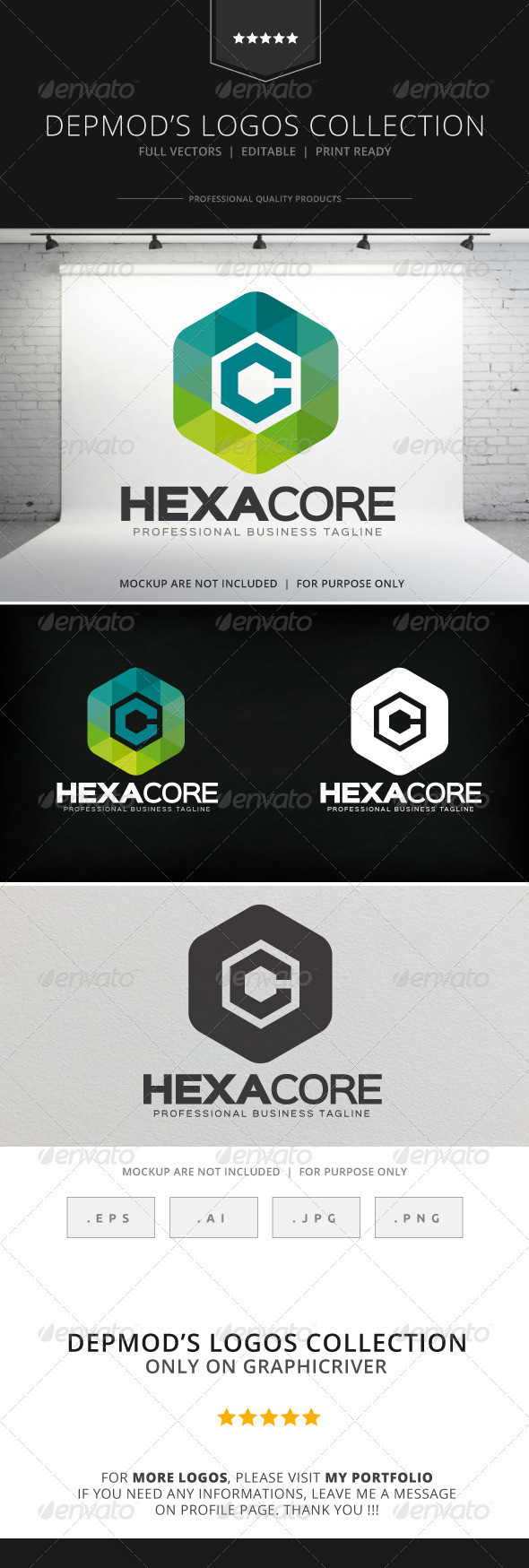 Hexa core logo