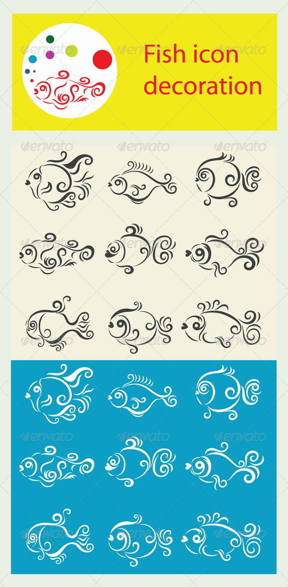 01 fish 20icon 20set 590