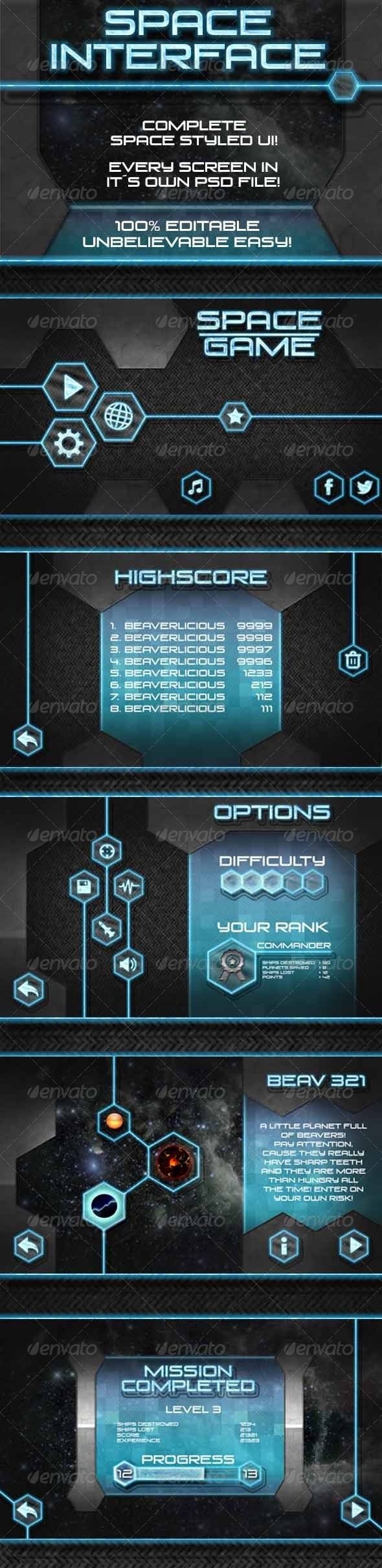 Graphicriver spacegame