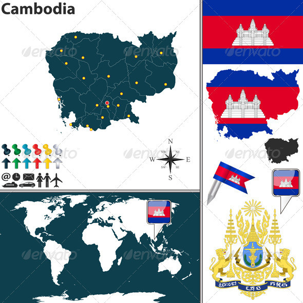 01 cambodia 20map 20world