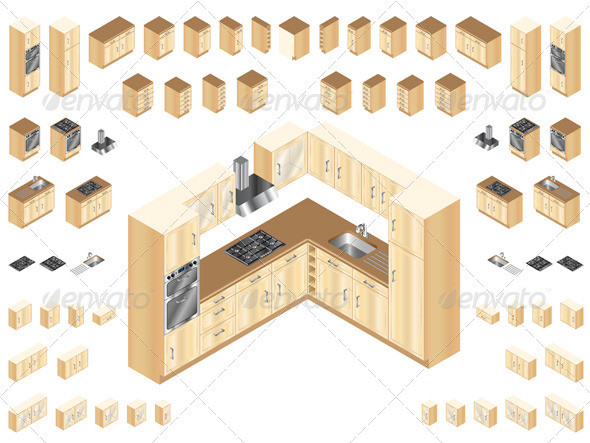 Wooden 20kitchen 20elements 20l