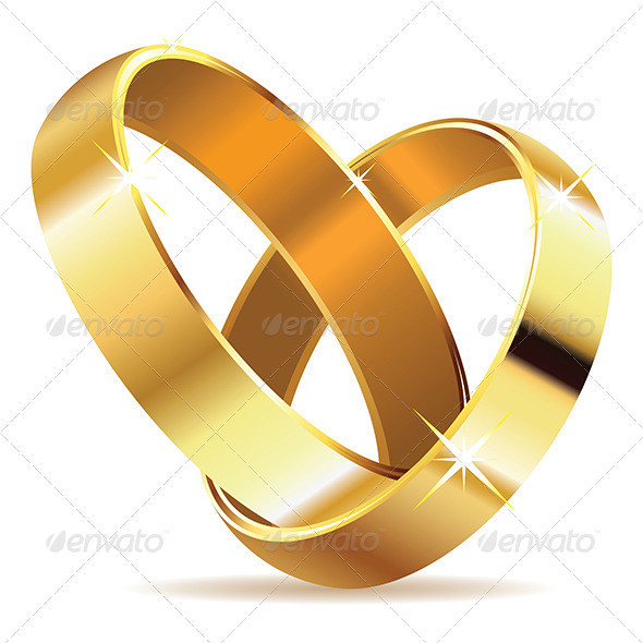 Golden 20wedding 20rings 20pw