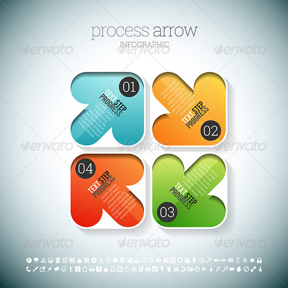 Process 20arrow 20infographic 20590