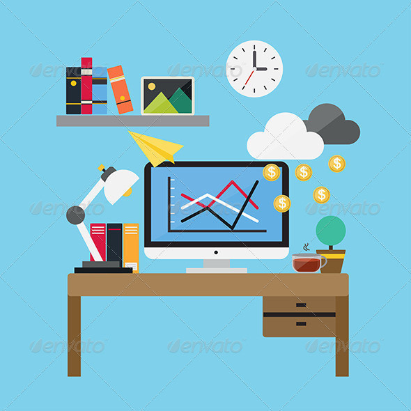 Flat 20design 20concept 20business 20finance 20and 20business 20office 20icons 20vectors590