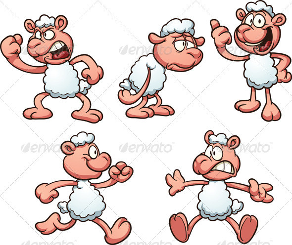 Cartoon 20sheep