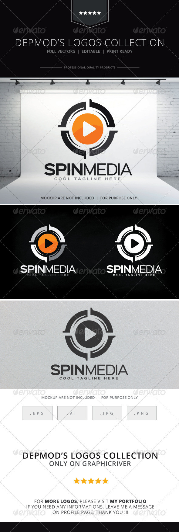 Spin media logo