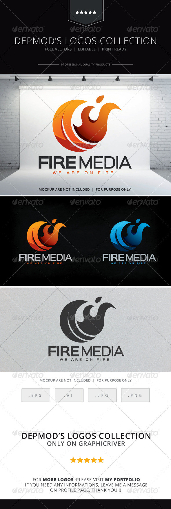 Fire media logo