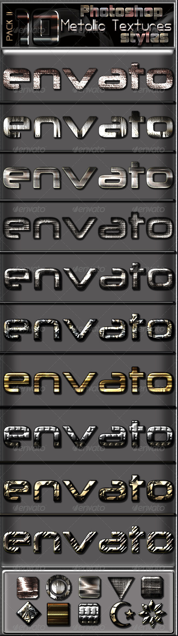 Metallic 20textures 20pack 20ii 20styles