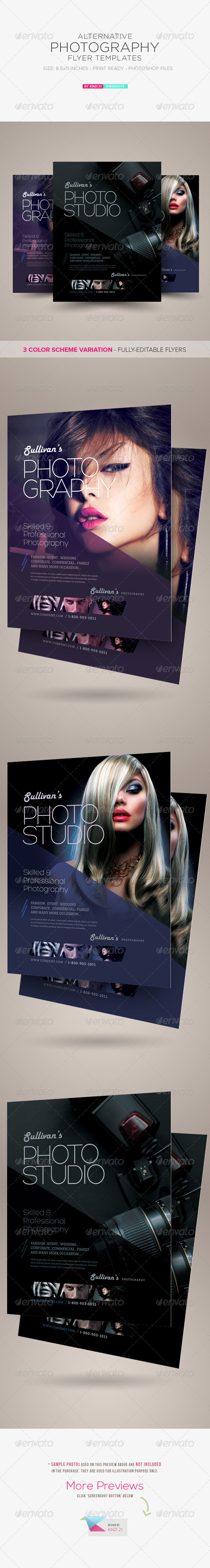 Graphic river alternative photography flyer templates kinzishots