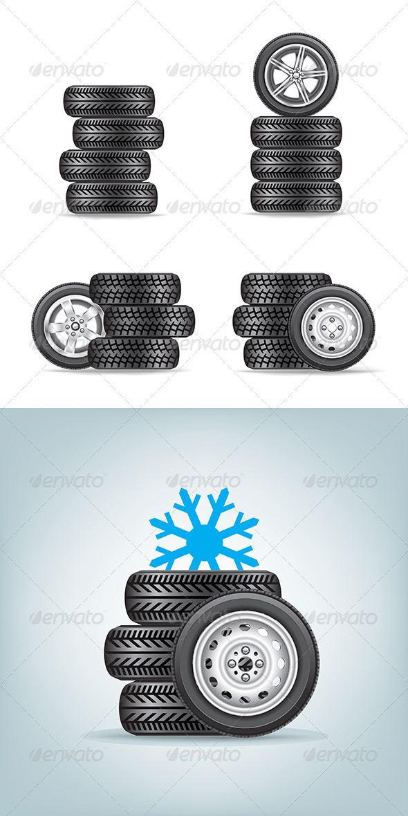 Set of tires for cars590