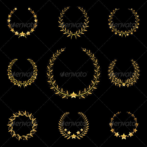 Golden 20wreath