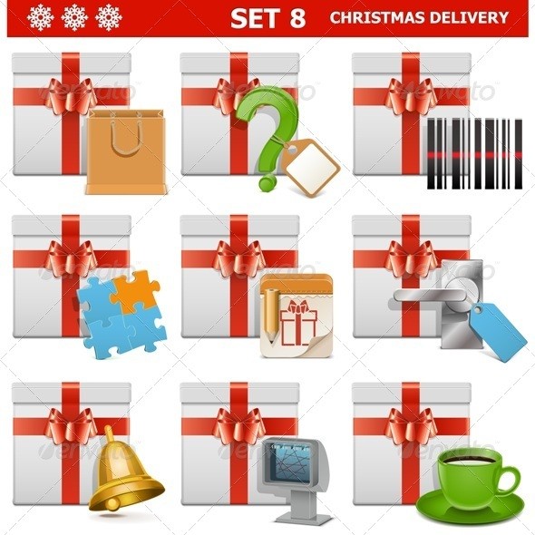 Vector 20christmas 20delivery 20set 208